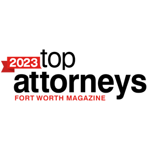 Top Attorney 2023 Fort Worth Magazine Icon